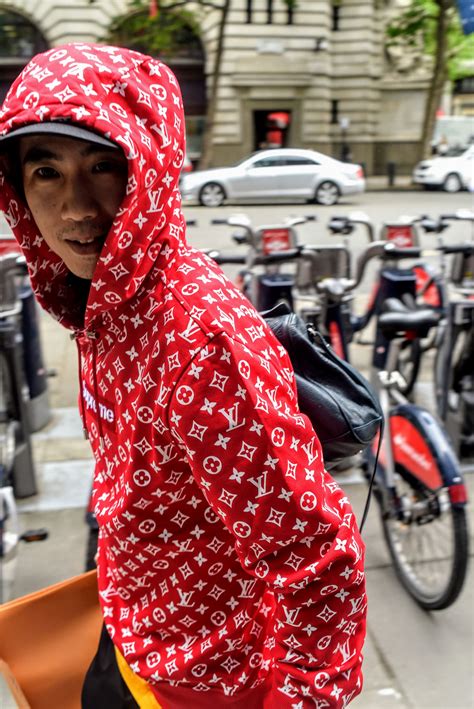 supreme lv 迷彩bag|supreme x Louis Vuitton jacket.